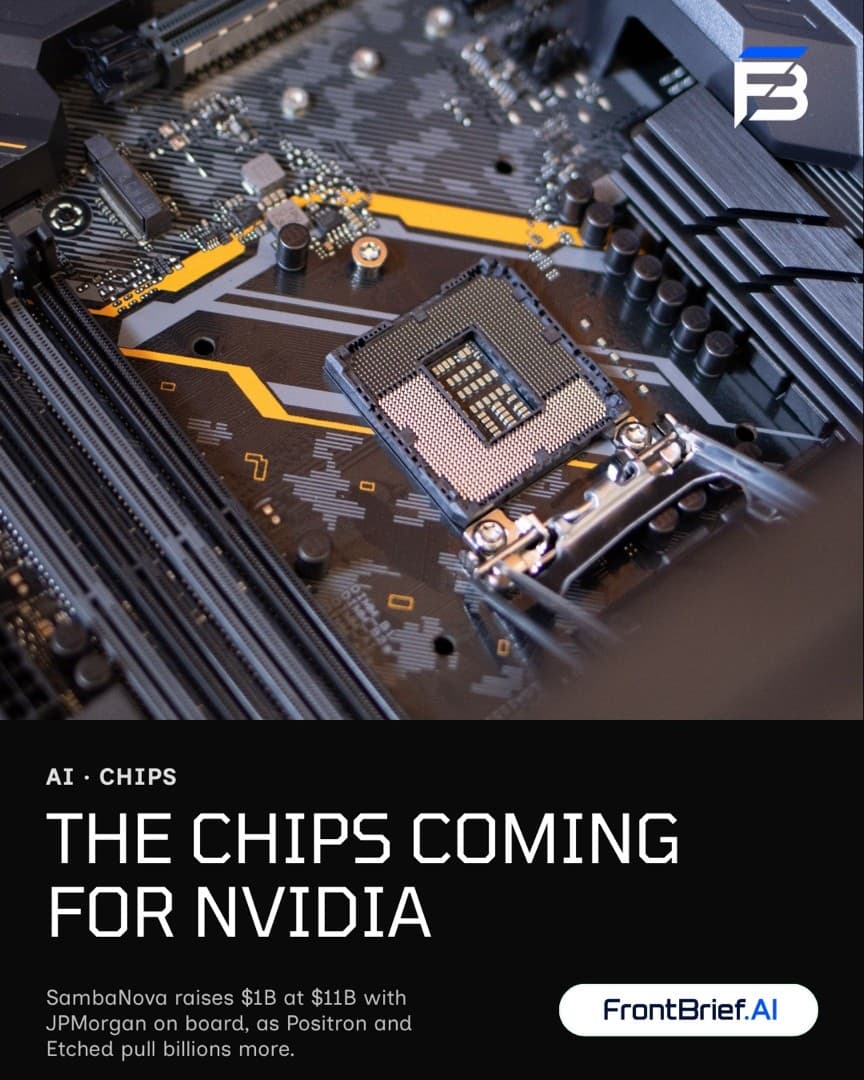 FrontBrief poster with a computer chip photograph