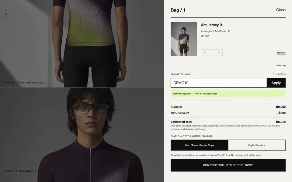 á bel fashion storefront live demo homepage
