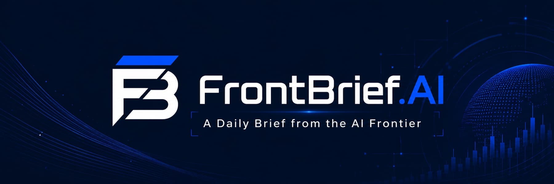FrontBrief.AI logo and daily brief identity