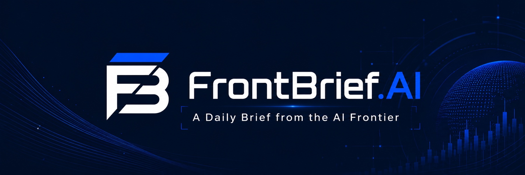FrontBrief.AI logo and daily brief identity